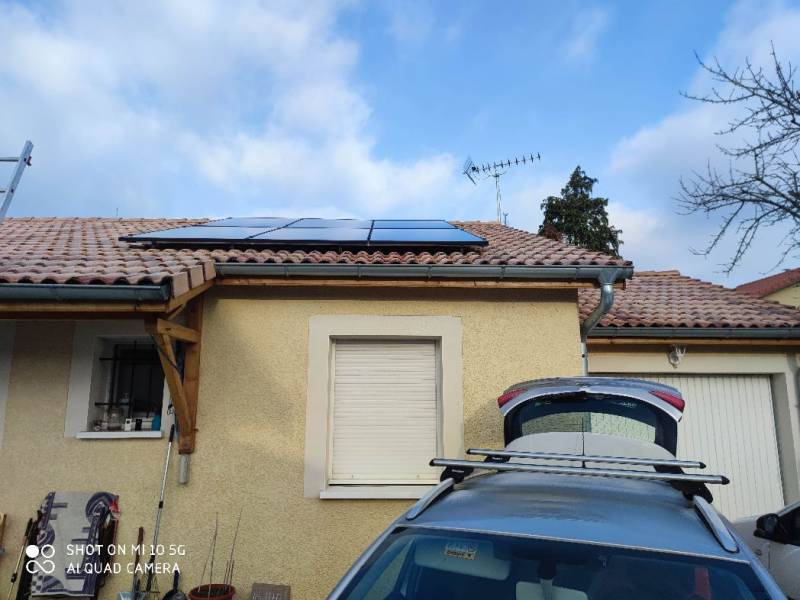 Installations photovoltaïques solaires à Vourles près de Brindas