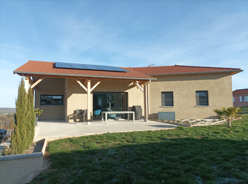Installation solaire photovoltaïque de 5 kWc à Tarare