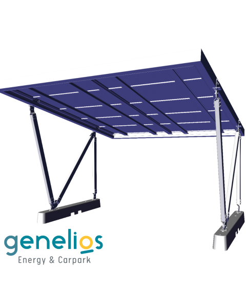 Intégrez les carports photovoltaïques Genelios pour une énergie propre et efficace